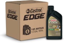 Castrol Edge Euro 5W-30 A3/B4 European Advanced Full Synthetic Motor Oil, 1 Quart, Pack of 6