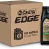 Castrol Edge Euro 5W-40 A3/B4 Advanced Full Synthetic Motor Oil, 1 Quart, Pack of 6