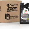 Castrol Edge High Mileage 10W-30 Advanced Full Synthetic Motor Oil, 5 Quart, Pack of 3