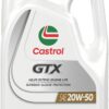 Castrol GTX 20W-50 Conventional Motor Oil, 5 Quarts