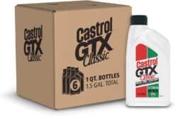 Castrol GTX Classic 20W-50 Conventional Motor Oil, 1 Quart, Pack of 6