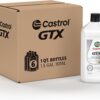 Castrol GTX Ultraclean 5W-20 Synthetic Blend Motor Oil, 1 Quart, Pack of 6