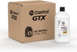 Castrol GTX Ultraclean 5W-30 Synthetic Blend Motor Oil, 1 Quart, Pack of 6