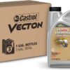 Castrol Vecton Long Drain 10W-30 CK-4 Part Synthetic Diesel Engine Oil, 1 Gallon, Pack of 3