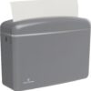 Countertop Multifold Hand Paper Towel Dispenser by Oasis Creations, Single Sheet Dispensing – Glossy Gray