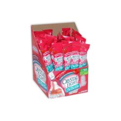 Crystal Light On The Go Sticks - 20oz Water Bottle Size - 30ct Boxes (Pack of 4) - Wild Strawberry Energy