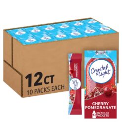 Crystal Light Sugar-Free Cherry Pomegranate On-The-Go Powdered Drink Mix 120 Count