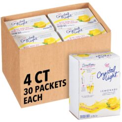 Crystal Light Sugar-Free Lemonade On-The-Go Powdered Drink Mix 120 Count