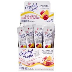 Crystal Light Sugar-Free Raspberry Lemonade On-The-Go Powdered Drink Mix 120 Count