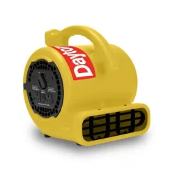 DAYTON 61HL69 Portable Dryer, 700 cfm, Fixed Frame, 3 Speed, 1/5 hp, 115V AC, 10 ft. Cord, Yellow