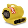 DAYTON 61HL70 Portable Dryer, 1050 cfm, Fixed Frame, 2 Speed, 1/3 hp, 115V AC, 25 ft. Cord, Yellow