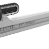 DURATECH 24-inch Heavy Duty Aluminum Straight Pipe Wrench, Adjustable Plumbing Wrench, Drop Forged, Exceed GGG standard