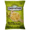 Deep River Snacks New York Spicy Dill Pickle Kosher & Gluten Free Potato Chips, 2 Oz (24 Pack)