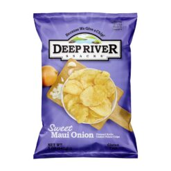 Deep River Snacks Sweet Maui Onion Kettle Cooked Potato Chips, 5 Ounce (Pack of 12)