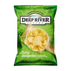 Deep River Snacks Zesty Jalapeno Kettle Cooked Potato Chips, 1-Ounce (Pack of 80)