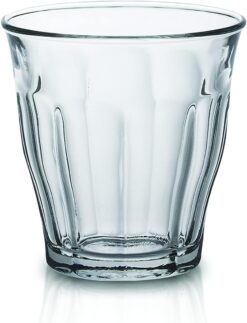 Duralex Picardie Glass Tumbler Set of 6, 10-7/8 ounce, Clear
