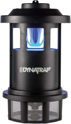 DynaTrap DT1750 Mosquito & Flying Insect Trap – Kills Mosquitoes, Flies, Wasps, Gnats, & Other Flying Insects – Protects up to 3/4 Acre, Black