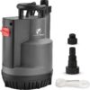 FLUENTPOWER 1/2HP Submersible Sump Pump 2500GPH Utility Water Pump, Auto/Manual Control by Integrated Float Switch, with 16.4 Ft Cord for Pool Tub Garden Pond Flooded Basement Draining