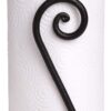 Fancy Paper Towel Holder Stand | Black Stylish Wrought Iron | Classic Decorative Countertop Authentic Rod Metal Hand Forged Stand Up Holder | Handmade Crafted by RTZEN-Décor