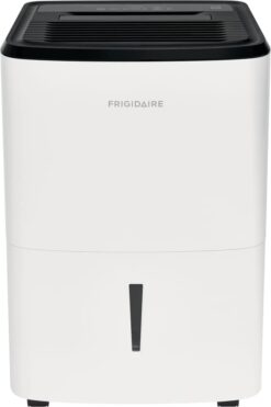Frigidaire 50 Pint Dehumidifier. 4,500 Square Foot Coverage. Ideal for Large Rooms and Basements. 1.7 Gallon Bucket Capacity