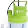 Green Expert 1/6HP Handy Utility Pump Submersible 25-Foot Power Cord Portable to Remove Water in Pools Hot Tub Flooded House Basement Sump Heater Backup Drain Pump Easy to Use