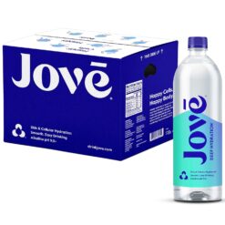 Jove Alkaline pH Water, Skin & Cellular Hydration, pH 9.5+, Refreshing, Great Taste, 1 Liter (Pack of 12)