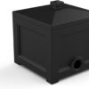 Mayne Fairfield Garden Hose Bin - Black - 17in L x 17in W x 18in H - Holds up to 100 ft. of standard garden hose (5858-B)