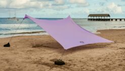 Neso Tents Grande Beach Tent, 7ft Tall, 9 x 9ft, Reinforced Corners and Cooler Pocket, Lavender