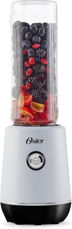 Oster MyBlend Plus Personal Blender, 20-Oz, BPA-Free, Portable, 500-Watt, with a One-Touch Function, Stainless Steel Blade, and 3-Year Satisfaction Guarantee