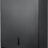 Paper Towel Dispenser Wall Mount Commercial c fold Multifold Trifold, Touchless Hand Towel Dispenser with Lock, (Matte Black)