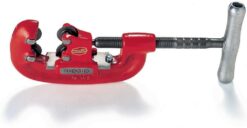 RIDGID 32870 Model 42-A Heavy-Duty 4-Wheel Pipe Cutter, 3/4-inch to 2-inch Steel Pipe Cutter,Silver/Red,Small