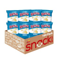 Ruffles Potato Chips, Original, 1 Ounce (Pack of 104)