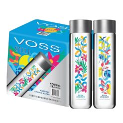 SPECIAL LIMITED EDITION BOTTLE VOSS Premium Still Bottled Natural Water - BPA-Free - High Grade PET - R ecyclable Plastic Water Bottles - Pure Drinking Water with Unique & Iconic Bottle Design, 12 Pack