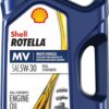 Shell Rotella 550046251-3PK T6 Full Synthetic Multi-Vehicle 5W-30 Diesel Engine Oil (1-Gallon, Case of 3)