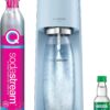 SodaStream Terra Sparkling Water Maker (Misty Blue) with CO2, DWS Bottle and Bubly Drop