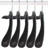 Suit Hangers for Men 20 Pack, Extra Wide Suit Hanger Non Slip Width 17.7", Thick Plastic Coat Hangers Black with 360° Swivel Metal Hook