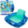 Swimways Elite Spring Float Sunseat Pool Lounger, Inflatable Pool Floats Adult with Fast Inflation, Pool Lounge Chair for Adults up to 250 lbs