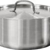 Tramontina Covered Dutch Oven Pro-Line Stainless Steel 9-Quart, 80117/576DS