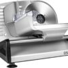 200W Electric Deli Meat Slicer, 7.5" Removable Stainless Steel Blade, Adjustable Thickness, Child Lock - For Home Use