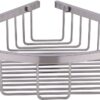 304 Stainless Steel Shower Caddy Corner Basket Shelf Bathroom Organizer Wall Mounted Storage, Brushed Nickel