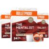 Bulletproof The Mentalist Medium-Dark Roast Single-Serve Pods, 72 Count, 100% Arabica Coffee Sourced from Central and South America, Clean Coffee…