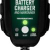 Battery Tender Junior 12V, 800mA Battery Charger and Maintainer for Lead Acid and Lithium Batteries - Switchable Battery Charger for Powersports - 022-0199-DL-WH