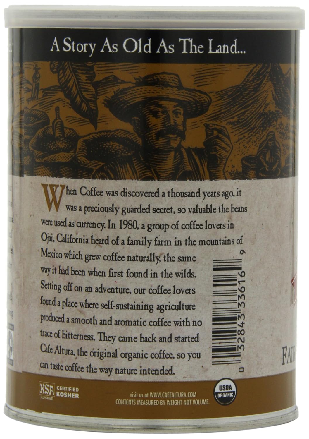 Cafe Altura Ground Organic Coffee, Fair Trade Classic Roast, 12 Ounce (Pack of 3)6