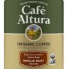 Cafe Altura Ground Organic Coffee, Regular Roast, 12 Ounce (Pack of 3)