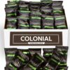 Colonial Coffee Packets, Pre Ground Coffee Packs, Donut Shop Blend, Medium Roast, Bulk Single Pot Bags for Drip Coffee Makers, (2.5 oz Bags, Pack of 32)