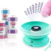 Cotton Candy Express BB1000-S Cotton Candy Machine, with 3-11oz. Jars of Cherry, Grape, Blue Raspberry Floss Sugar & 50 Paper Cones. Easy to Use and Clean. Nostalgia and Fun for Kids and Adults