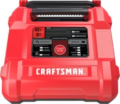 Craftsman CMXCESM258 Fully Automatic Automotive Battery Charger and Maintainer for Car, SUV, Truck, and Boat Batteries, 12 Amps, 6-Volt, 12-Volt, Red, 1 Unit