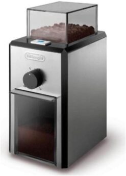 De'Longhi Burr Coffee Grinder with Grind Selector and Quantity Control, Stainless