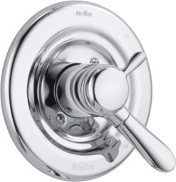 Delta Faucet Lahara 17 Series Dual-Function Shower Handle Valve Trim Kit, Chrome T17038 (Valve Not Included), 4.00 x 4.00 x 5.00 inches