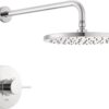 Delta Faucet Modern Raincan Round Single-Function Shower Valve Trim Kit Chrome, Shower Faucet Set, Rainfall Shower Head Chrome, Delta Shower Trim Kit, Chrome T14269-PP (Valve Not Included)